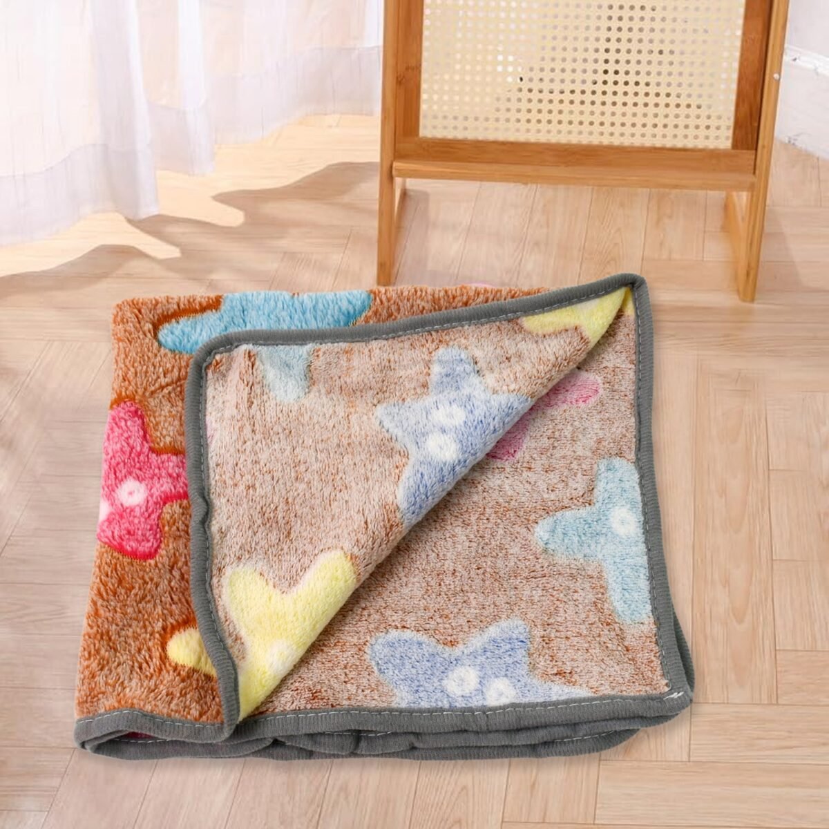 Pet Soft Cat Dog Towel / Blanket, Warm Sleep Mat (55×40 Cm / 1 Pc / Mix Color & Design) - Image 3