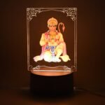 Beautiful 3D Lord Hanuman Frame with soft white light (1 Pc) - Image 6