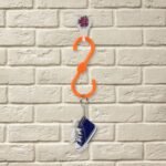 S Shape Plastic Hooks Hanger for Hanging Cloth (3 Pcs Set) - Image 3