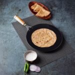 Wooden Handle Roti Tawa used in all household and kitchen purposes for making rotis and parathas nonstick tawa etc. - Image 3
