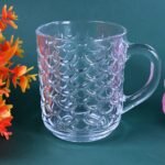 Glass Coffee & Tea Cup / Mug With Handle, Water glass (6 pcs Set / 225 ML) - Image 3
