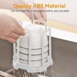 Plastic Bowl Holder Bowl Organizer Drain Rack (1 Pc) - Image 3