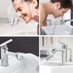 Splash Filter Faucet, Sink Faucet Sprayer Head Suitable for  Kitchen Bathroom Faucet - Image 3