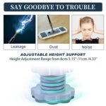 Washing machine support, anti vibration washing machine support adjustable washer anti vibrasion pads, washer & dryer pedestals, Washing Machine Accessory Anti- Skid Pad PVC Lifting Pad Non-Slip ( 1 Pc ) - Image 6