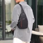 Waterproof Anti-Theft Crossbody Fanny Pack – (1 Pc, Black & Grey) - Image 5