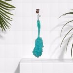 Loofah Back Scrubber for Shower, Long Handle Bath Sponge Shower Brush, Soft Nylon Mesh Back Cleaner Washer, Body Bath Brush for Women and Men, Bathroom Shower Accessories (45 Cm) - Image 5