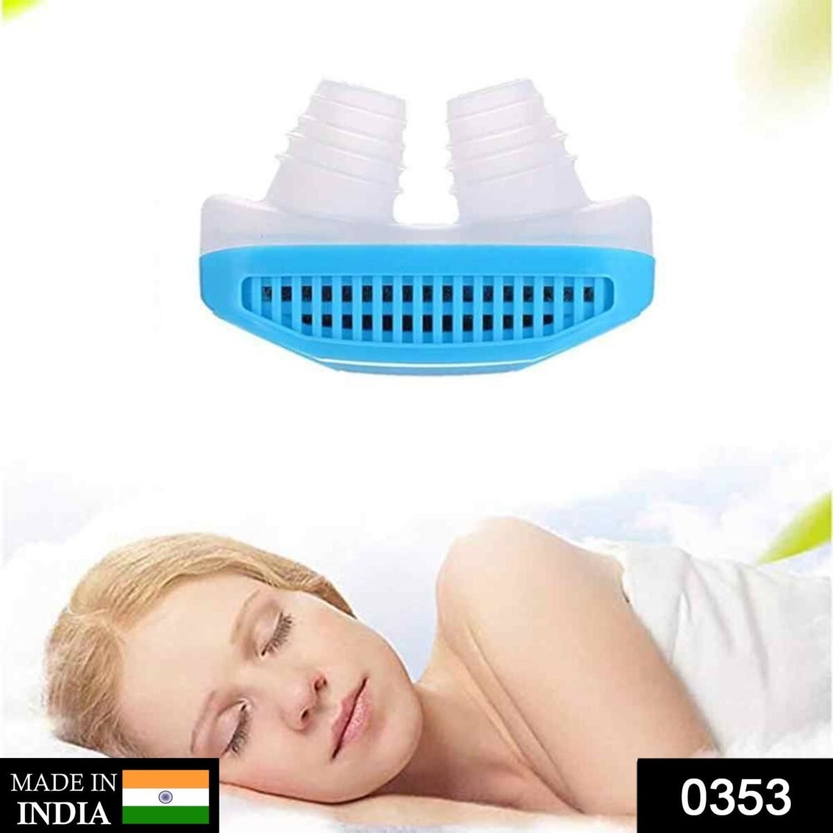 2 in 1 Anti Snoring and Air Purifier Nose Clip for Prevent Snoring and Comfortable Sleep - Image 2