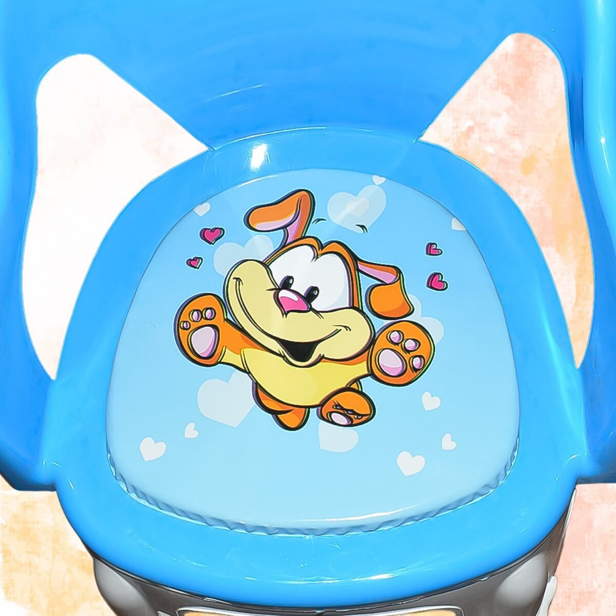 Plastic Multipurpose Strong and Durable Baby Chair with Cushion Base (1 Pc) - Image 5