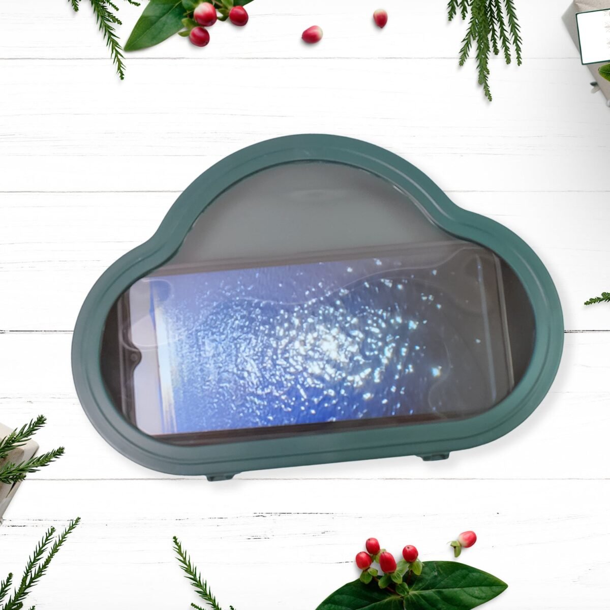 Smartphone / Mobile Stand, Waterproof Case, Smartphone Stand Case (1 Pc /  Gray colour) - Image 4