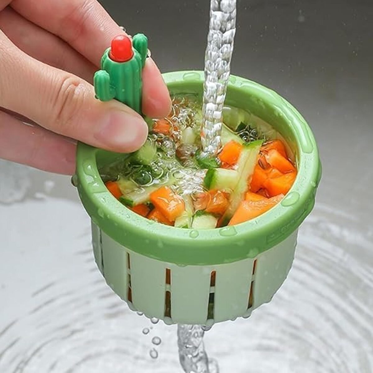 Plastic Kitchen Sink Drain Strainer (1 Pc) - Image 4