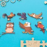 Wooden Bird Puzzle Learning Educational Board (1 Set / 28×20 Cm) - Image 4