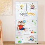 Kid's Plastic Chest of 6 Drawers, Multi-Purpose Storage Organizer/Wardrobe for Kids - Image 5