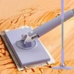 Automatic Cloth Changing Mini Mop with Push Pull Cloth Changing Handle (1 Pc) - Image 3