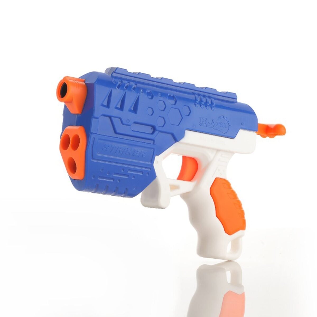 Hi-Arm Gun with 10x Foam Suction Bullets, ABS Plastic, Target Shooting - Image 1