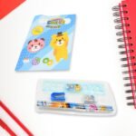 Stationery Kit for Kids - Stationery Set, Includes Wooden Pencil, Sharpener, Pencil and Eraser Set, Birthday Return Gift for Kids, Boys, Girls, 2 Pencil, 1 Scale, 1 Notebook,1 Sharpener, 1 Eraser & With Zip Bag (6 Pcs Set) - Image 5
