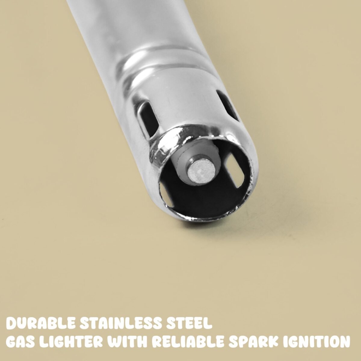Apex Majestic Stainless Steel Gas Lighter - Image 4