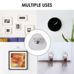 All-Plastic Adhesive Wall Hooks - Strong, No Damage, Easy to Install (3 Pc Set) - Image 4