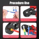 Wire Ferrule Kit with 1200PCS Wire End Ferrules & Crimper Plier - Image 6