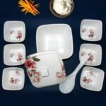 Hector High Quality Dinning Dinner / Pudding Set (9 Pcs set) - Image 3