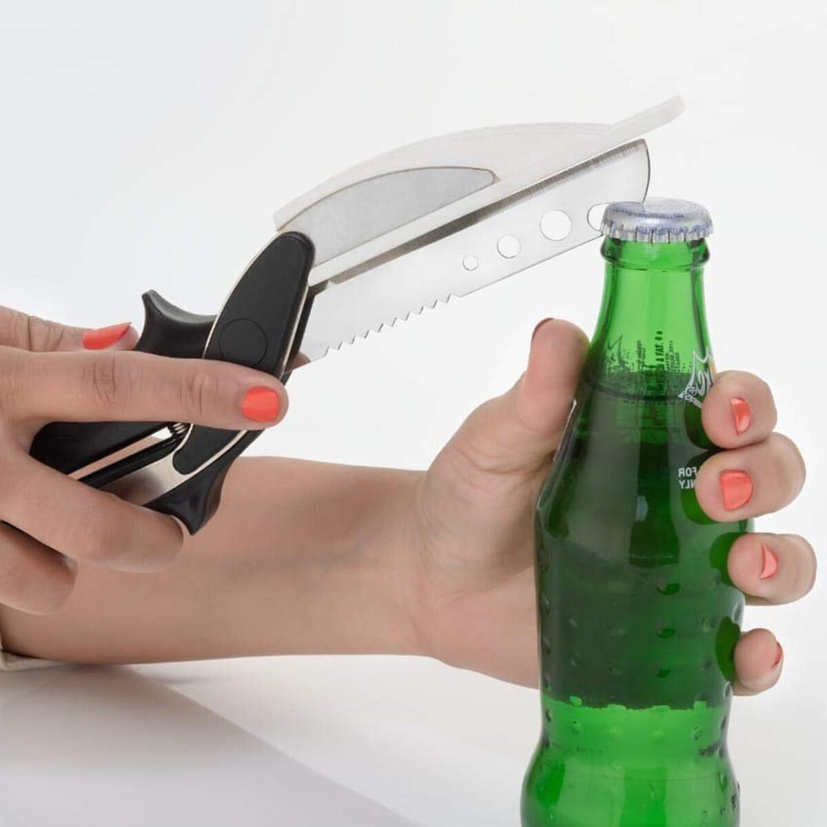 Stainless Steel 4 in 1 Clever Cutter, Black - Image 4