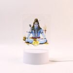 Beautiful 3D Lord Shiva Frame with Soft White Light (1 Pc) - Image 4