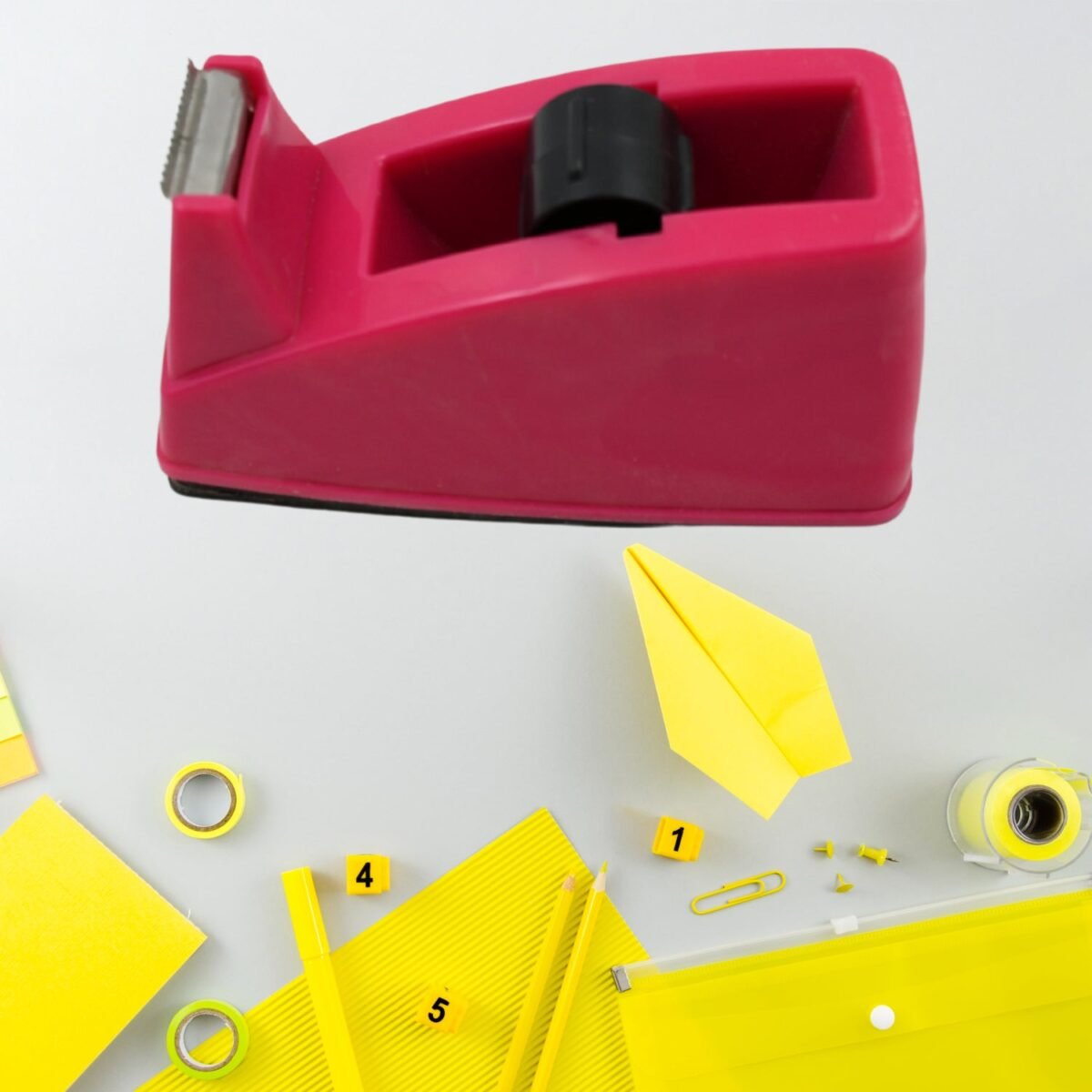 Plastic Tape Dispenser & Cutter for Home, Office & School (1 Pc) - Image 5