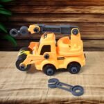 Engineering Vehicles Nut Assembly Toy – DIY Vehicle Model Set for Kids, Simulation Car Construction Toy (2 Pc Set) - Image 5