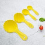 Plastic Kitchen Tool Mould / Ladoo Mould Spoon Ladoo Making Spoon Set for Kitchen Multipurpose, Plastic Ladoo Mold For Making Different Variety of Ladoo (4 Pcs Set) - Image 3