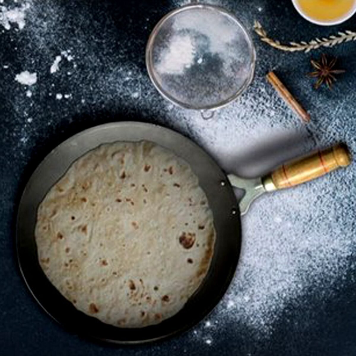 Wooden Handle Roti Tawa used in all household and kitchen purposes for making rotis and parathas nonstick tawa etc. - Image 11