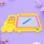 Bus Shape Drawing & Writing Slate Board for Kids (1 pc / 32 × 21 Cm) - Image 4