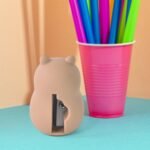 Cartoon Shape Pencil Sharpener with Built-In Eraser (1 Pc) - Image 4