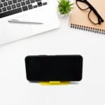 Virgin Mobile Accessories Universal Portable Four-Sided Pyramid Shape Desktop/ Table Mobile Holder Stand for car dashboard recording on desk vent office holder - Image 3