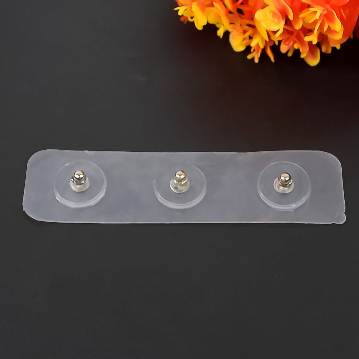 Adhesive Nails Wall Hooks (Screw Sticker / 3 Hook / 1 Pc) - Image 1