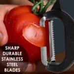 2-in-1 Double Julienne and Vegetable Peeler - Image 3