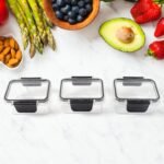 Kitchen Storage Container with Air Seal Lock Lid (3 Piece Set / 250 ML) - Image 4