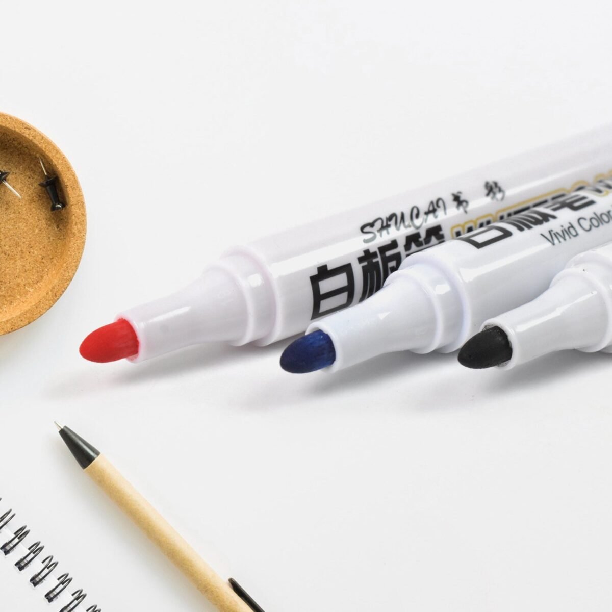 Mix Color Marker Pen used in all kinds of school, college (3 Pcs Set) - Image 3