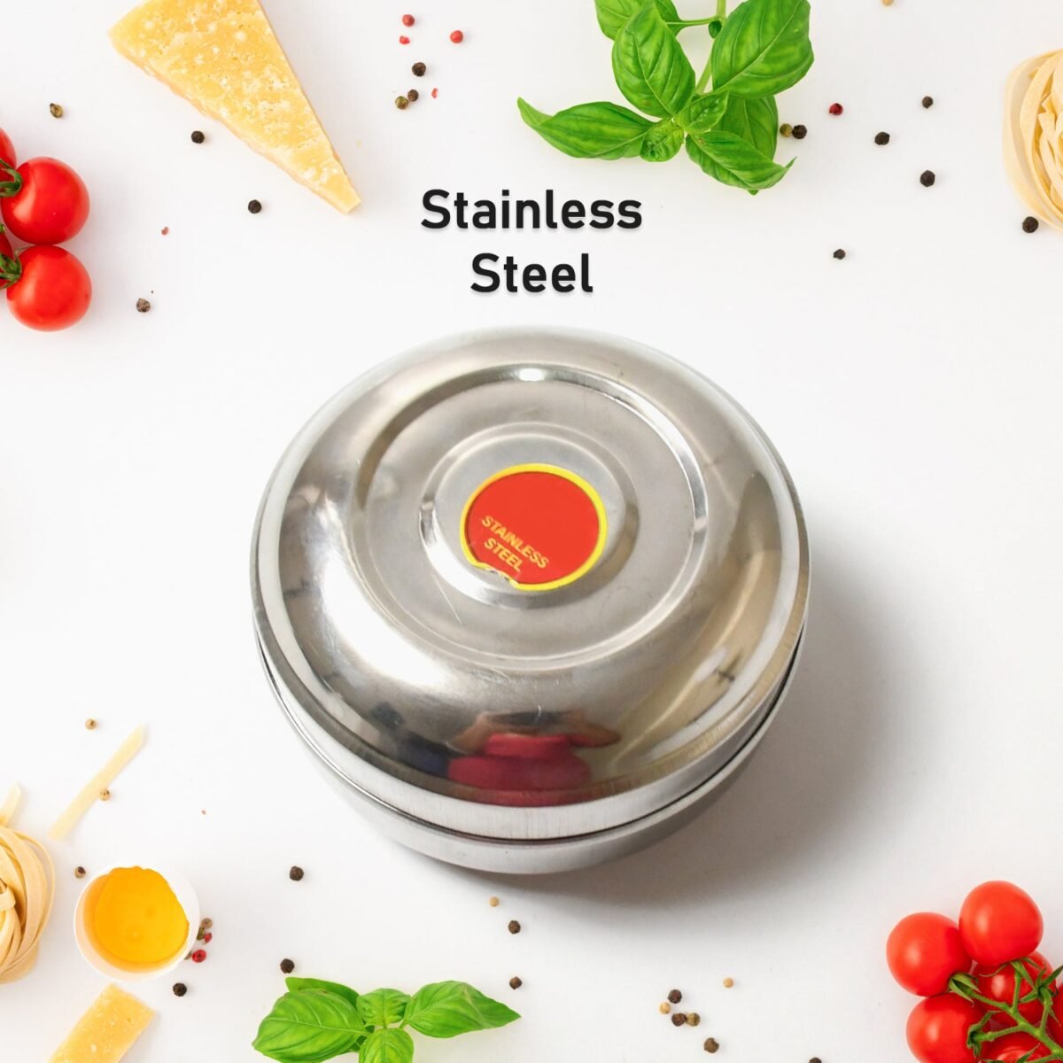 Multi-Purpose Stainless Steel Round Shape Tiffin Box - Image 4