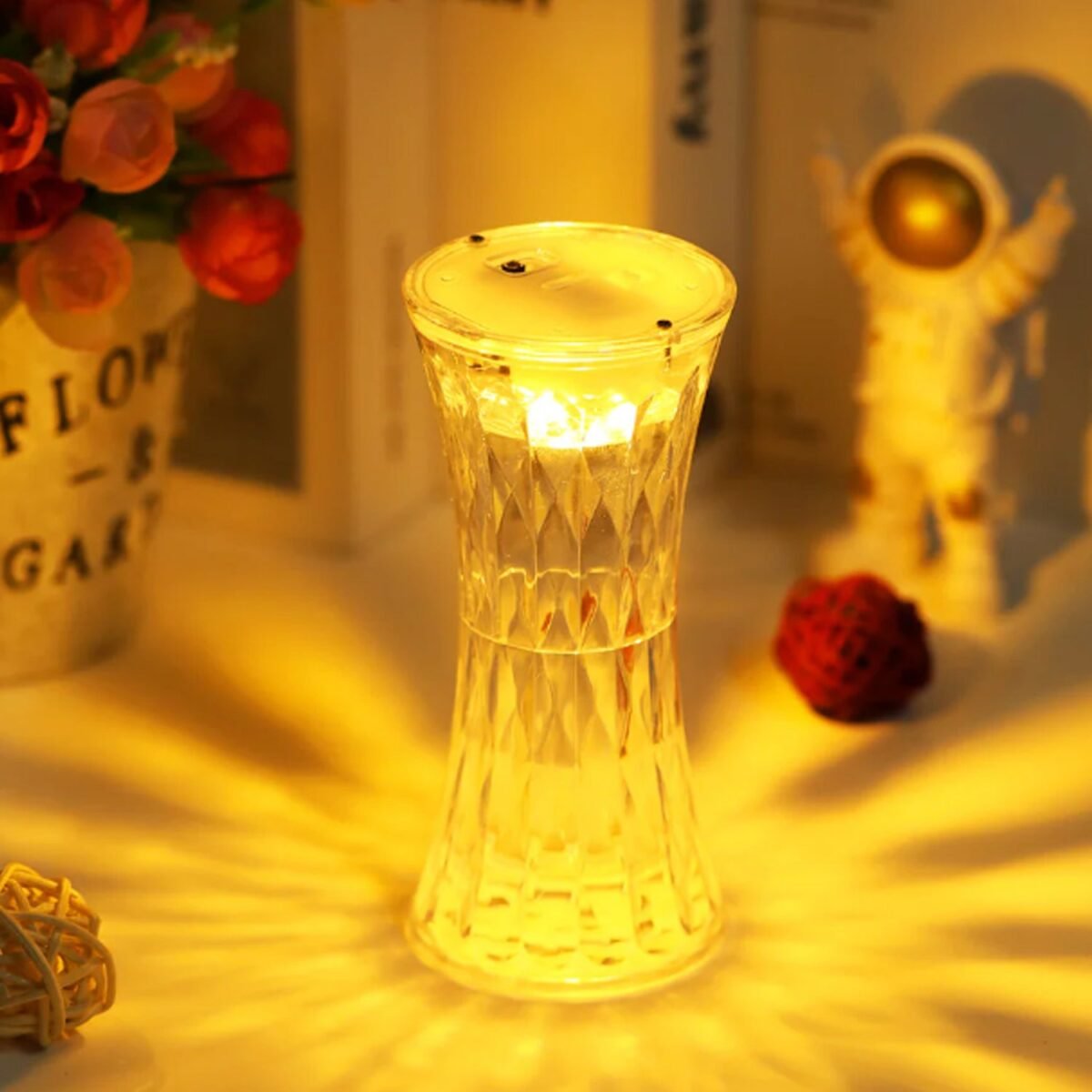 Crystal Table Lamp – Universal Soft Night Light & Study, Bedroom, Office & Children's Room (12Pc MOQ) - Image 3