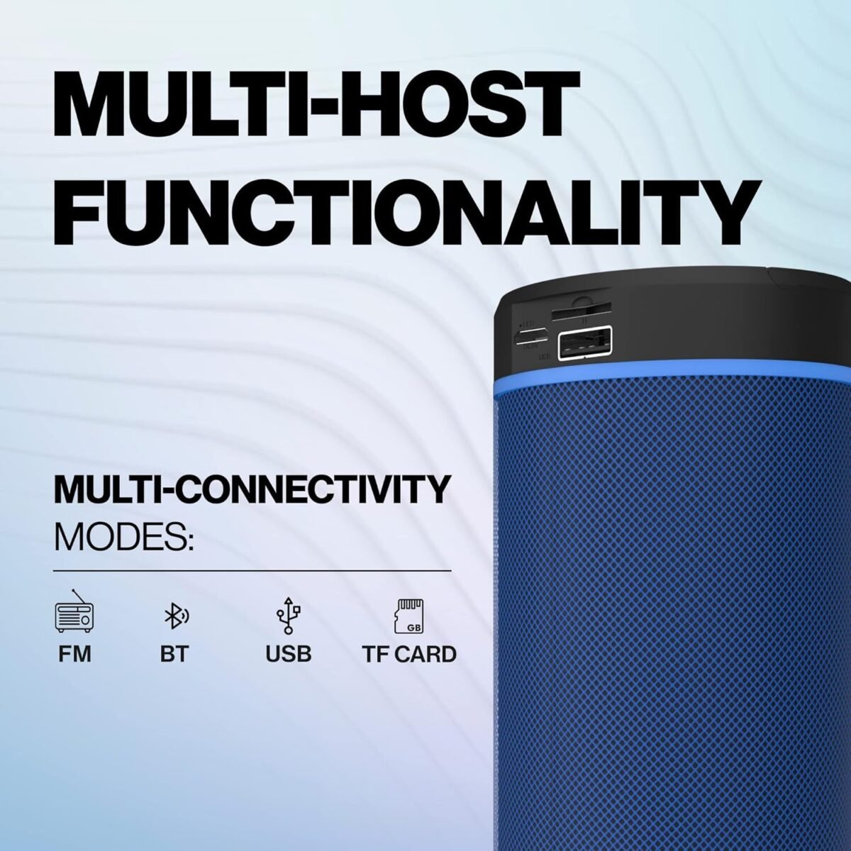 Portable Speaker / Rechargeable / Splash Proof Wireless High Sound Bluetooth Speaker, Blootuth speaker (media player) - Image 4