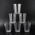 Apex Pyramid Design Unbreakable Plastic Glass – 300 ML - Image 6