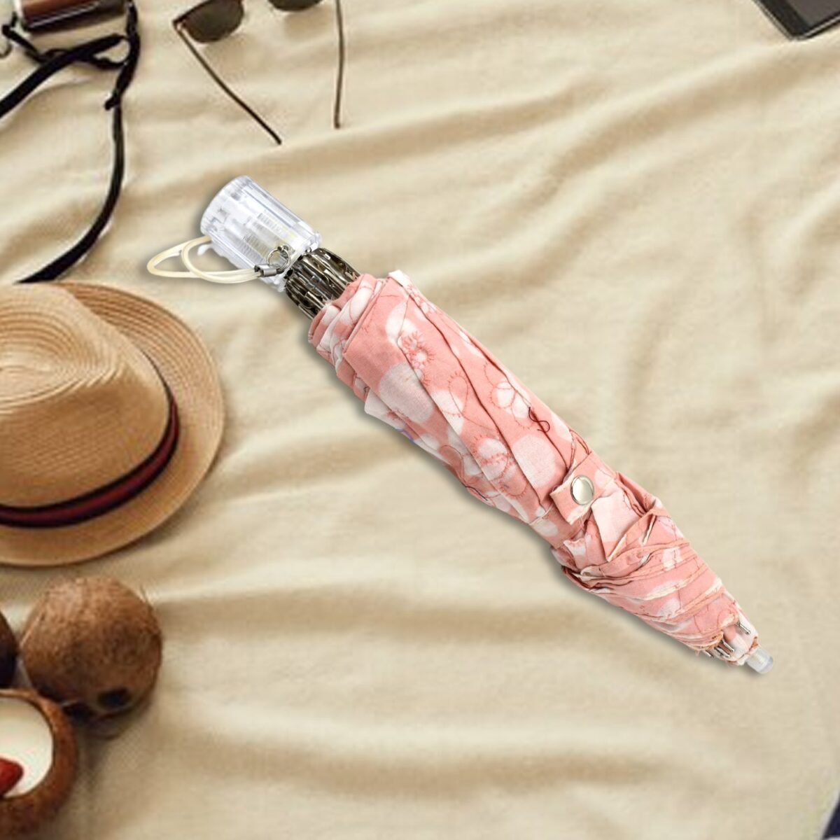 3-Fold Umbrella Summer Sun Protection Foldable Cute Umbrella || UV Protection Sun Umbrella || Travel Accessories || Umbrella for Children, Girls, and Boys (1 Pc) - Image 4