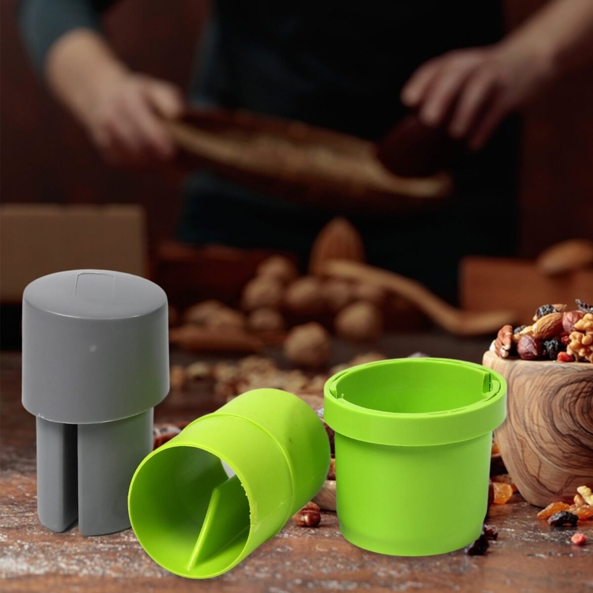 Plastic Dry Fruit and Paper Mill Grinder Slicer - 3-in-1 Blade for Chocolate and Butter, Standard, Multicolor - Image 5