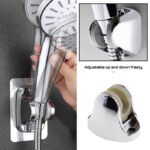ADJUSTABLE HAND SHOWER HOLDER WITH FIXING SCREWS ADJUSTABLE BRACKET FOR BATHROOM (Loose) - Image 5