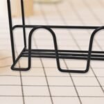 Metal Self Adhesive Multipurpose Kitchen Accessories Organizer Rack Wall (1 Pc) - Image 4