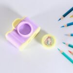 Camera Shape Pencil Sharpener – Stylish & Lightweight Manual Sharpener for Kids & Office Use (1 Pc) - Image 4