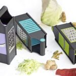 Steel and Plastic 4 in 1 Vegetable & Fruit Slicer Grater / Slicer (1 Pc) - Image 4
