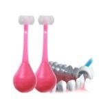 Soft Bristle 3-Sided Training Toothbrush – Inverted Silicone Head for Kids (Ages 2-12, 1 Pc) - Image 4