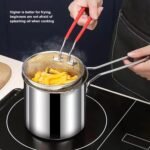 Small Deep Frying Pot With Strainer Basket (2 Pc Set) - Image 5