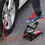 Dual-Cylinder Foot Pump, Portable Floor Bike Pump, 100PSI Air Pump - Image 6