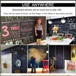 Blackboard Erasable Wall Sticker Chalkboard Sticker Removable Blackboard Wall Stickers Mural for Kids Room - Image 5